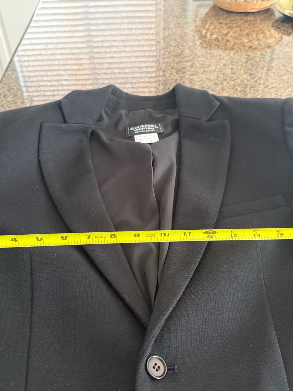 CHANEL Black Men's Two-Button Tailored Blazer - Picture 4 of 13